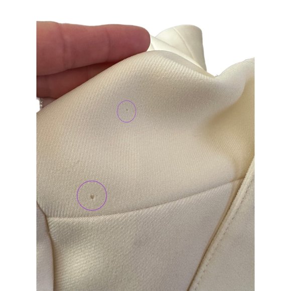 Vintage 70's Levi's Bend Over Off White Blazer | Size 12 - Picture 4 of 9